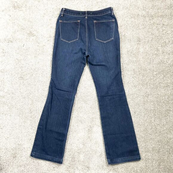 J Brand Mary Richards Four Way Stretch Dark Wash High Rise Flare Bootcut Blue 29 - Picture 2 of 6